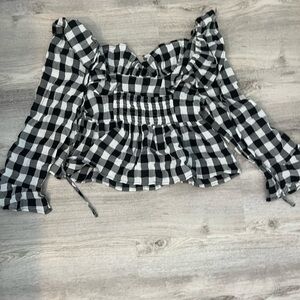Boutique Gingham Blouse